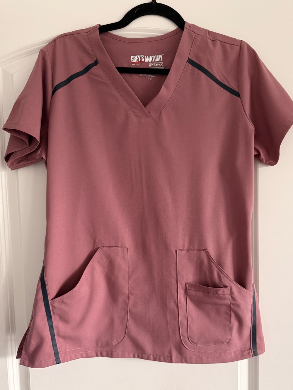 Barco Uniforms V-Neck Scrub Top - Mauve